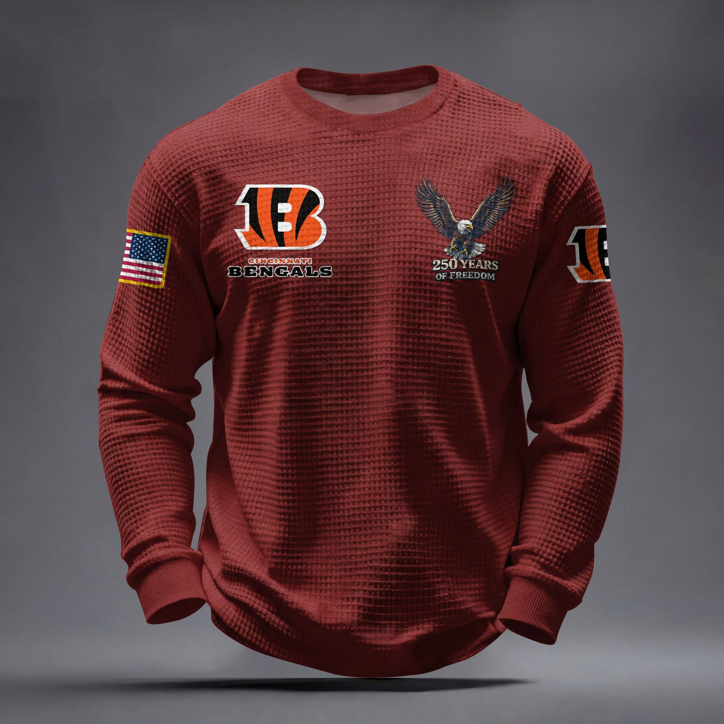 CIN x NFL Waffle Sweatshirt DatND DVT