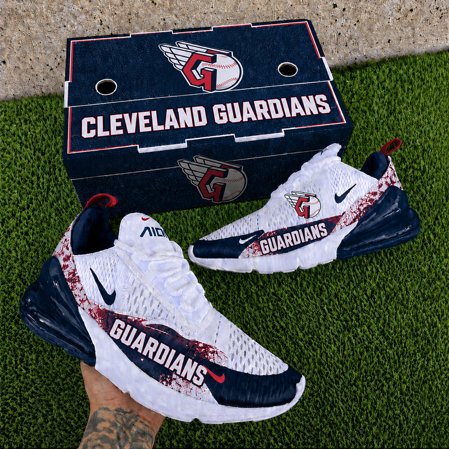 CLE x MLB Nike Air Max 270 Shoes 1905 DatND DVT