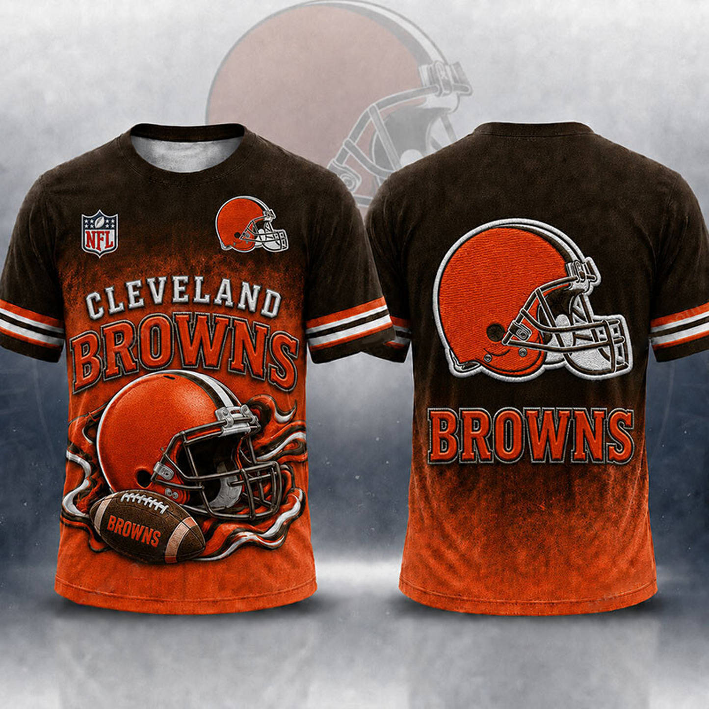 CLE x NFL 3D Shirt 1805 DatND DVT
