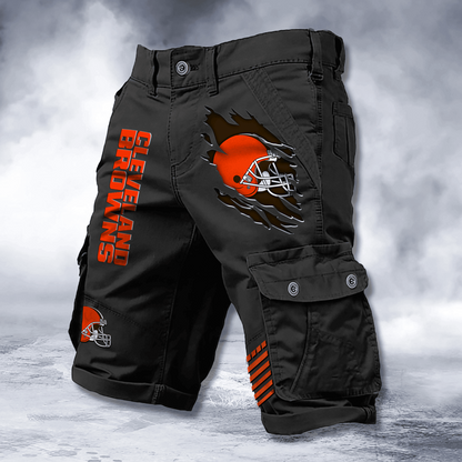 CLE x NFL Cotton Cargo Shorts DATND TANTD 2705