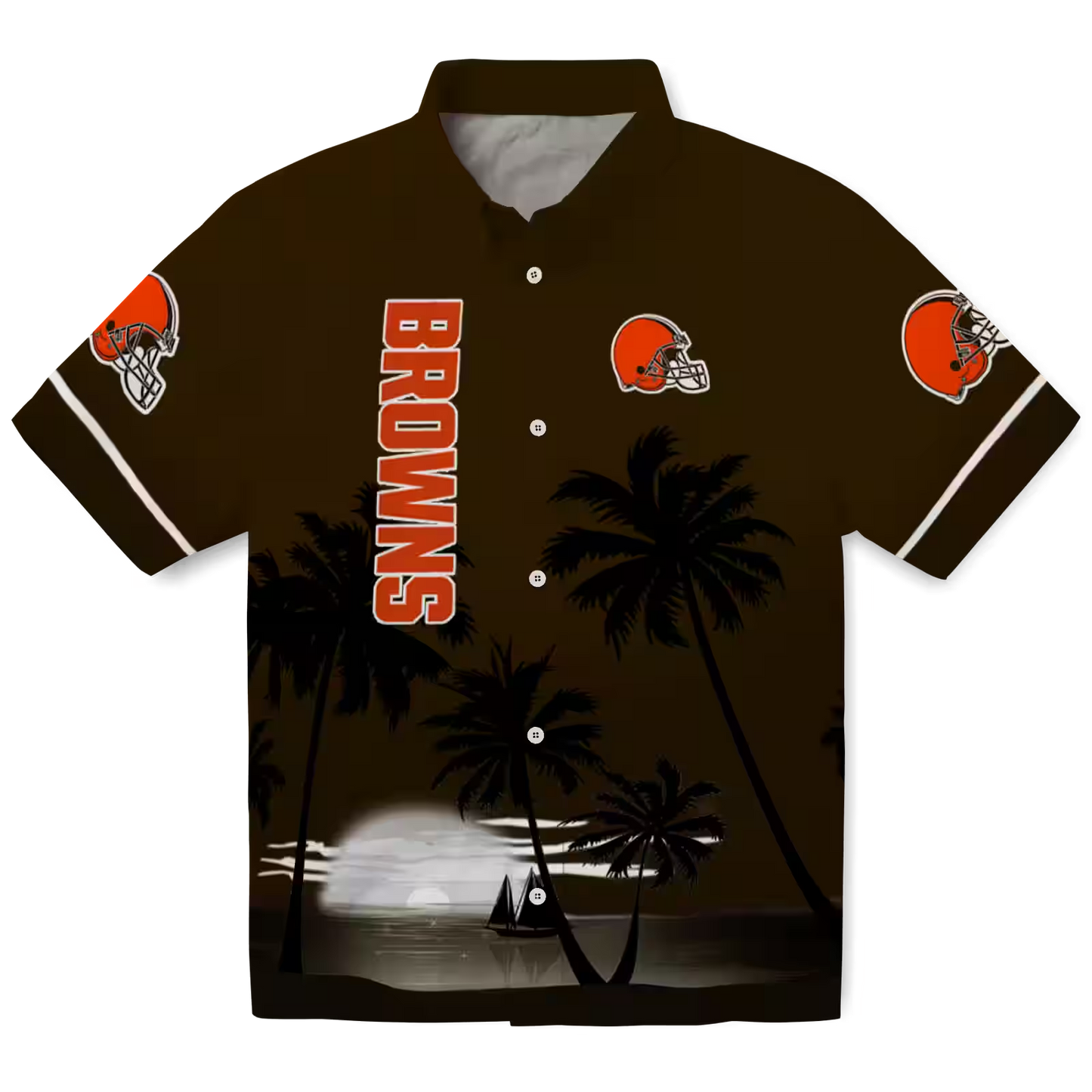 CLE x NFL Hawaiian Shirt ƒ?? Beach Sunset DATND TANTD 270526