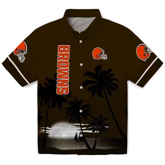 CLE x NFL Hawaiian Shirt ƒ?? Beach Sunset DATND TANTD 270526
