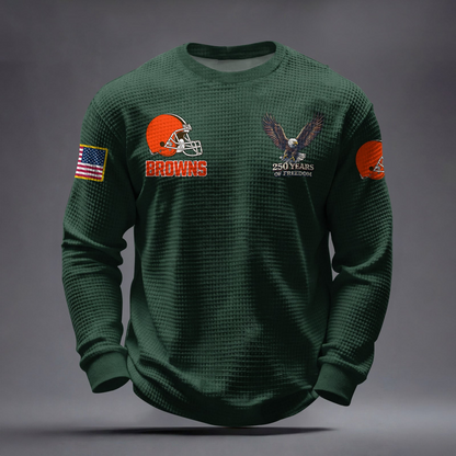 CLE x NFL Waffle Sweatshirt DatND DVT