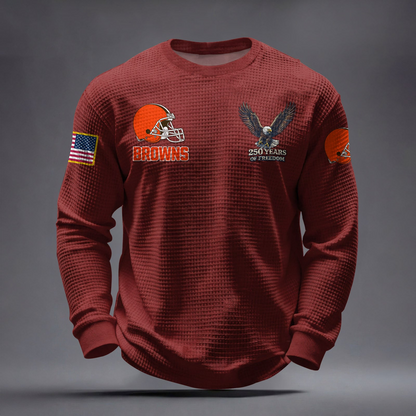 CLE x NFL Waffle Sweatshirt DatND DVT