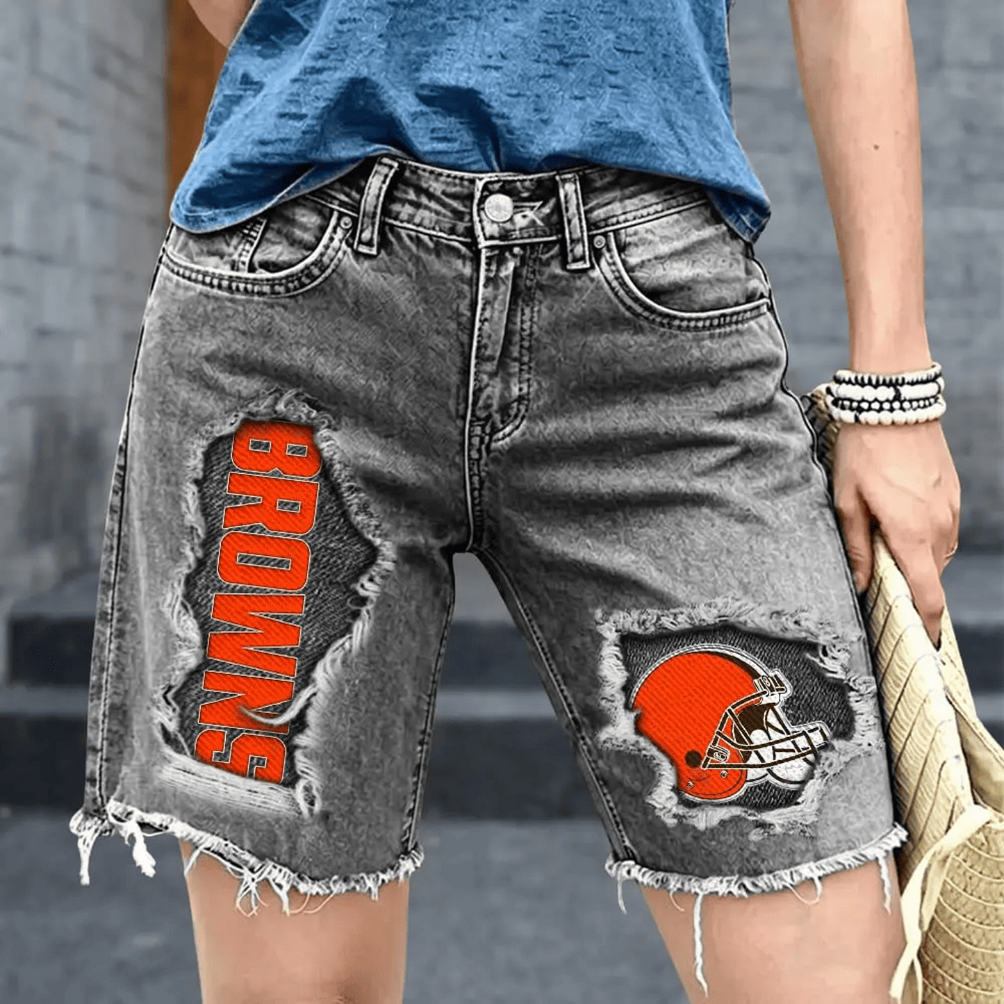 CLE x NFL Women's Jeans V1 DATND TANTD 060626