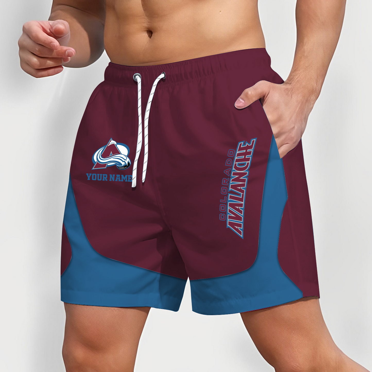 COL x NHL Team Special Short Pants For Men Custom Name Gifts DATND TANTD 090426