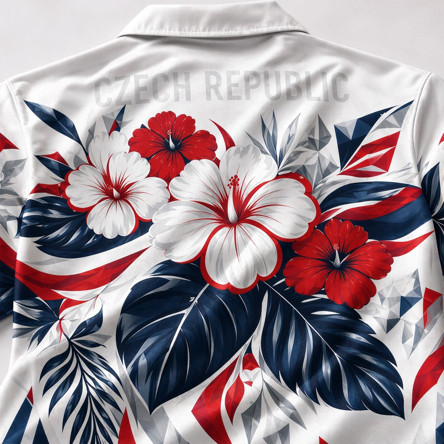 Czech World Cup 2026 Floral Hawaiian Shirt PVT02 DATND LBN 90526