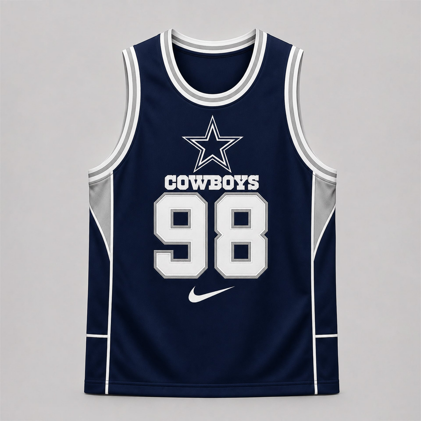DAL Premium NFL Custom Basketball Tank Top For Men And Women 2406