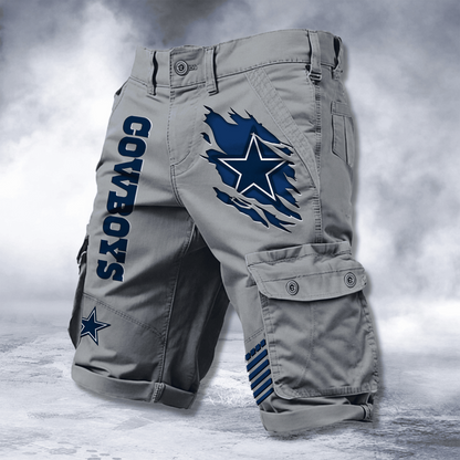 DAL x NFL Cotton Cargo Shorts DATND TANTD 2705