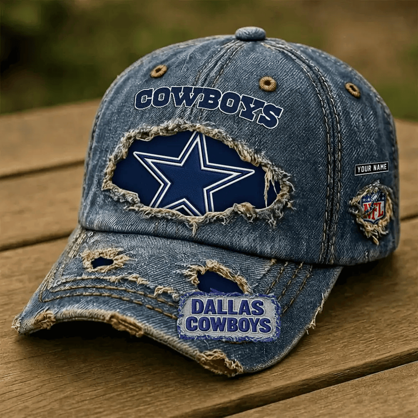 DAL x NFL Denim Washed Cap 2805 DatND DVT