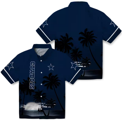 DAL x NFL Hawaiian Shirt ƒ?? Beach Sunset DATND TANTD 270526
