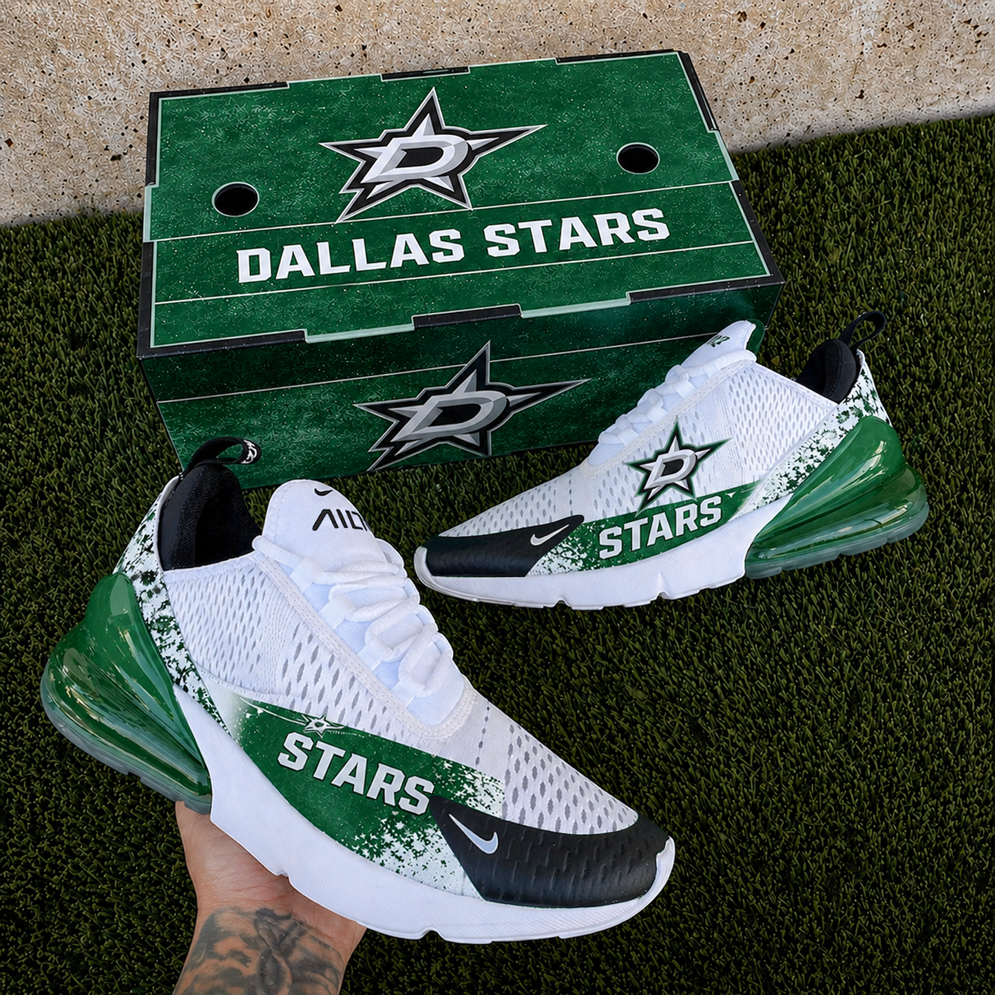 DAL x NHL Nike Air Max 270 Shoes 0505 DatND DVT