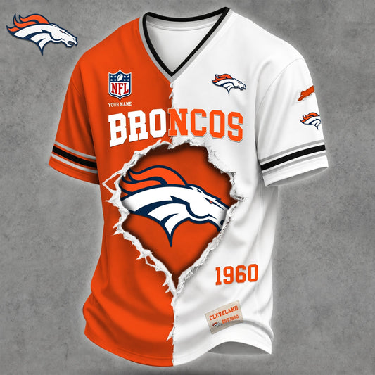 Premium NFL X DB Game Day Streetwear V-neck  Shirt NDT VHM 040626