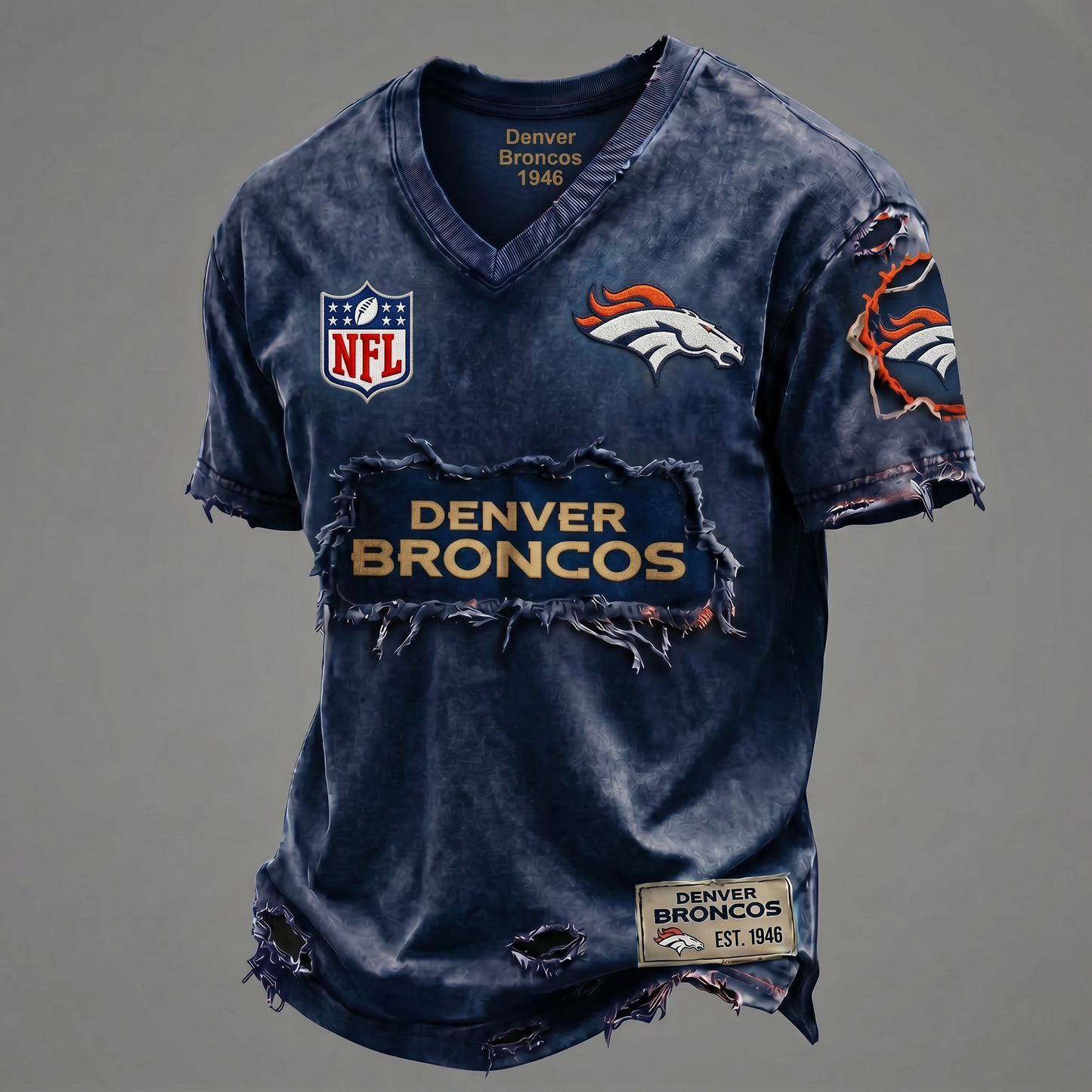 DB NFL Premium V-Neck T-shirt Gift For Fans 0306 NAK DATND TTT