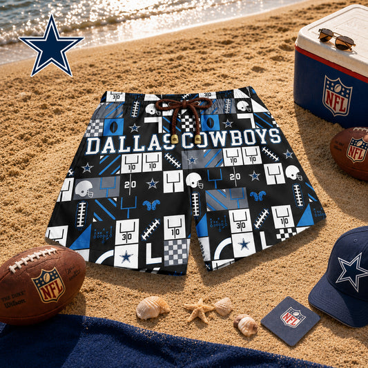 DC x NFL Luxury Beach Shorts 180626