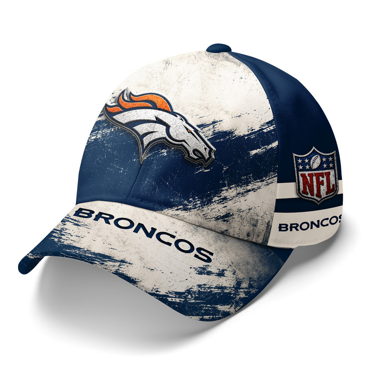 DEN x NFL Grunge Style Team Premium Cap 0207