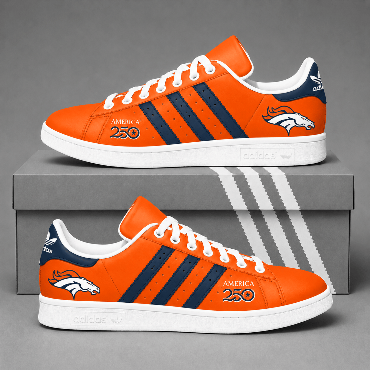 DEN x NFL Premium America 250 Team Pride Superstar Sneakers   150626