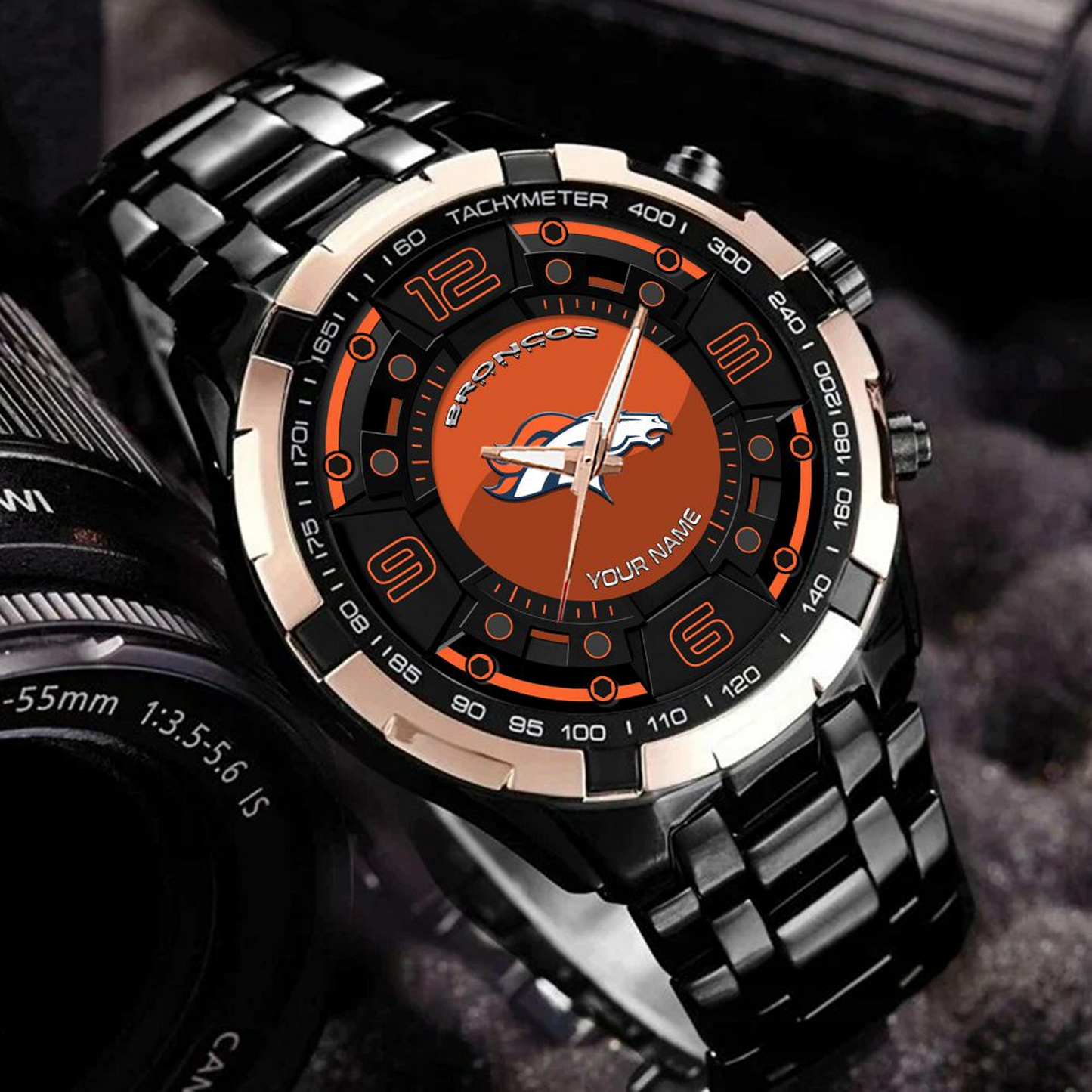 DEN x NFL Stainless Steel Watch DatND DVT