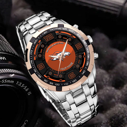 DEN x NFL Stainless Steel Watch DatND DVT