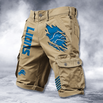 DET x NFL Cotton Cargo Shorts DATND TANTD 2705