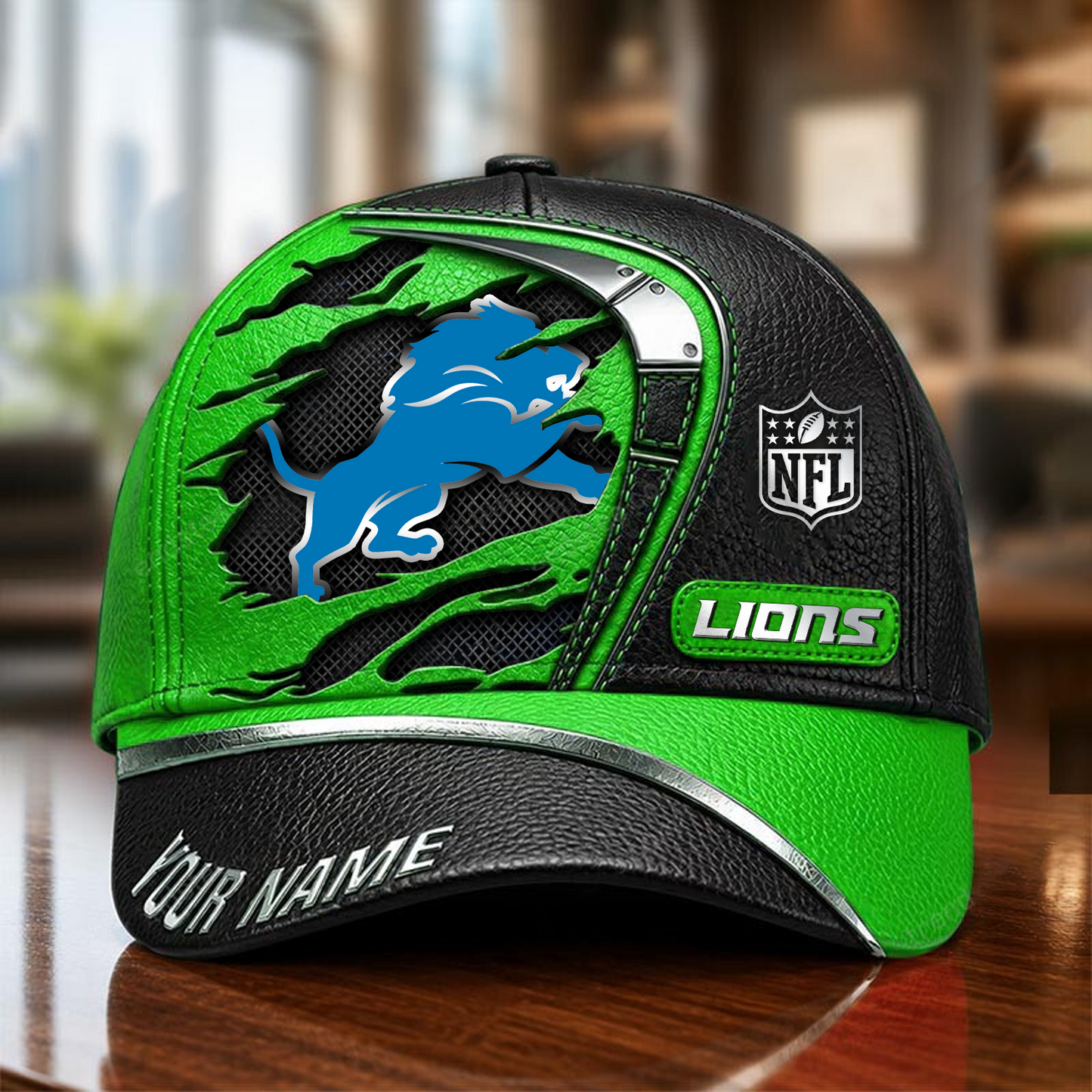 DET x NFL Premium Multicolor 3D Cap 200626