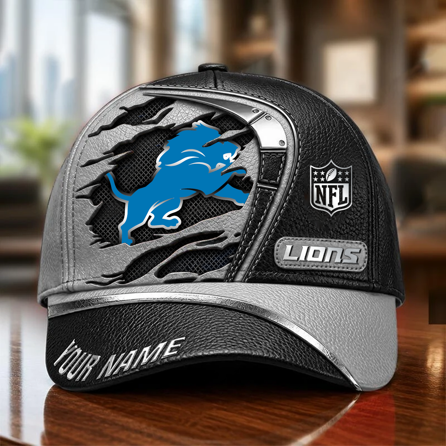 DET x NFL Premium Multicolor 3D Cap 200626