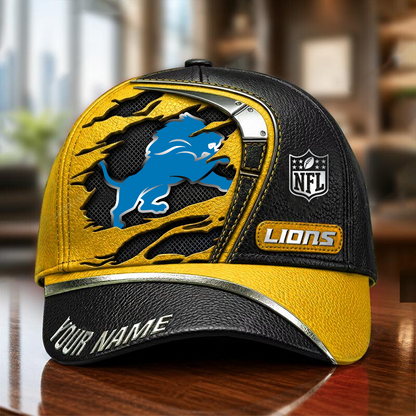 DET x NFL Premium Multicolor 3D Cap 200626