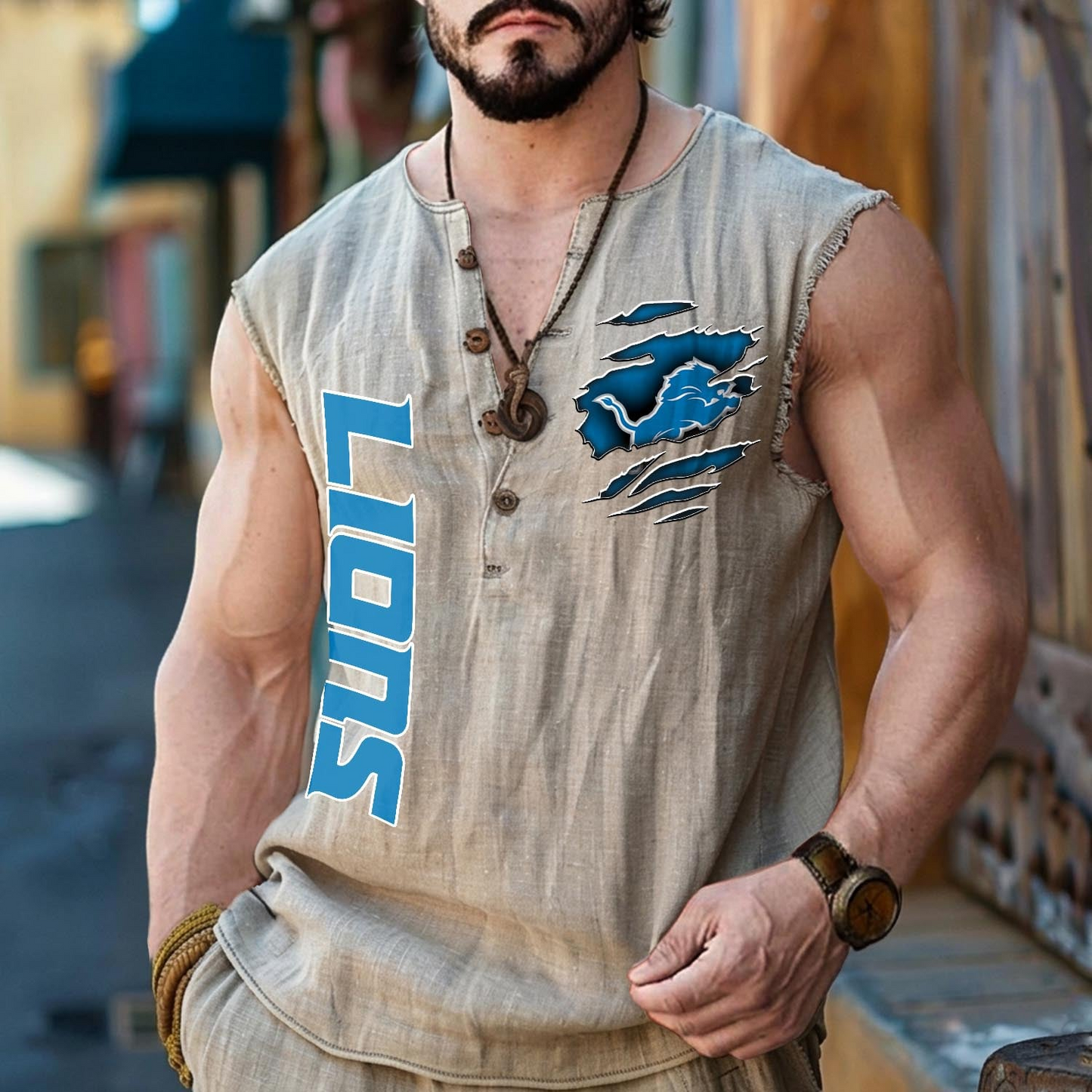 DET x NFL Tank Tops 2805 DatND DVT