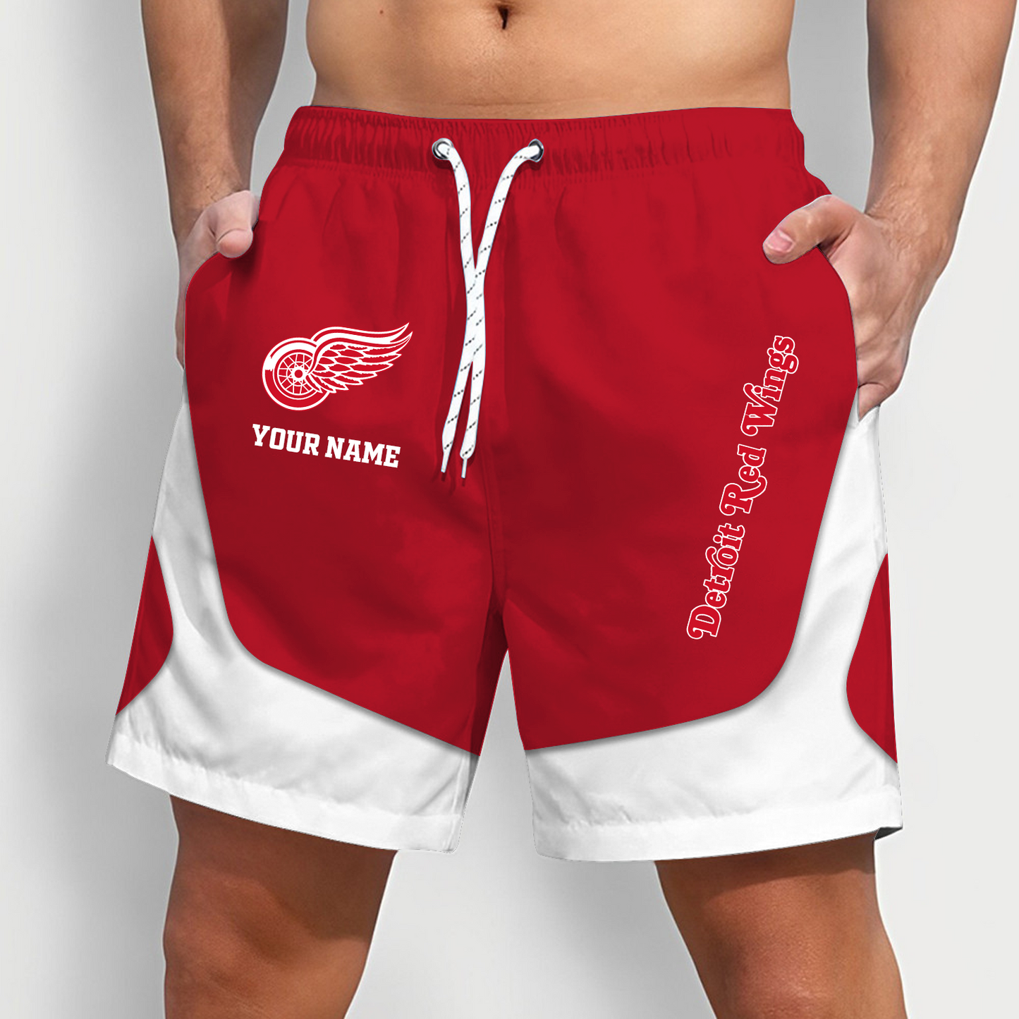 DET x NHL Team Special Short Pants For Men Custom Name Gifts DATND TANTD 090426