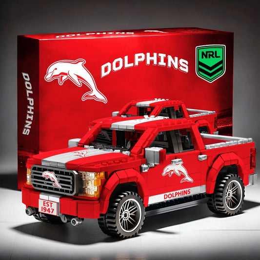 DOL x NRL 3D Racing Truck Model Building Block Set 2411 V1 NDT NHM