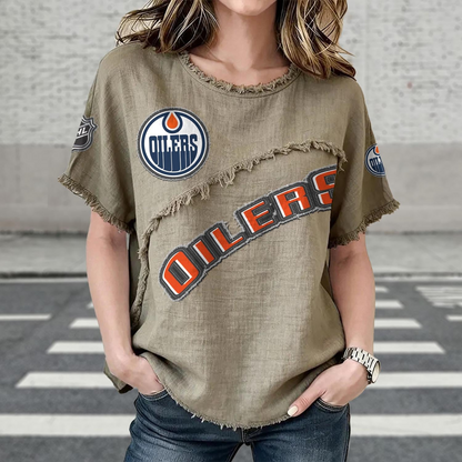 EDM x NHL Womenƒ??s Vintage O-Neck 2905 DatND DVT