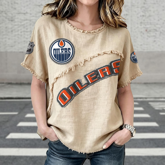 EDM x NHL Womenƒ??s Vintage O-Neck 2905 DatND DVT