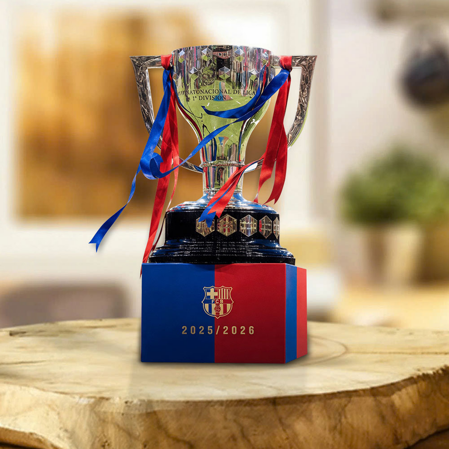 FCB x LaLiga Winners 2526 Custom Shape Acrylic Plaque V4 DATND TANTD 140526