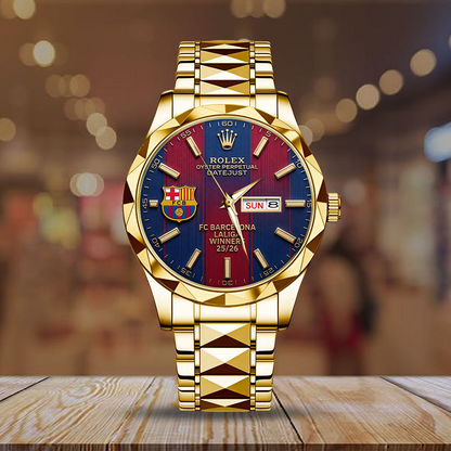 FCB x LaLiga Winners 2526 x RL Alloy Luxury Quartz Watch DATND TANTD 140526
