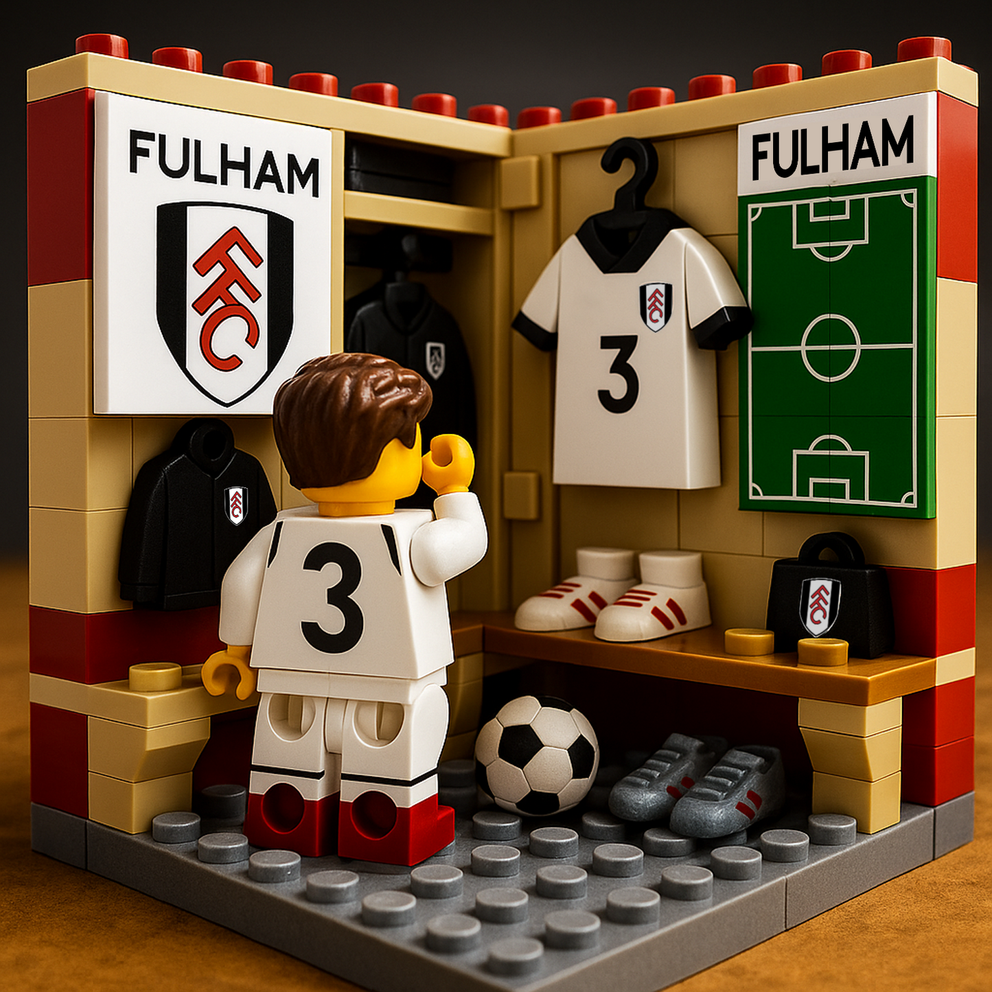 FUL x EPL Football Sports Room Block Set 211 DatND DVT