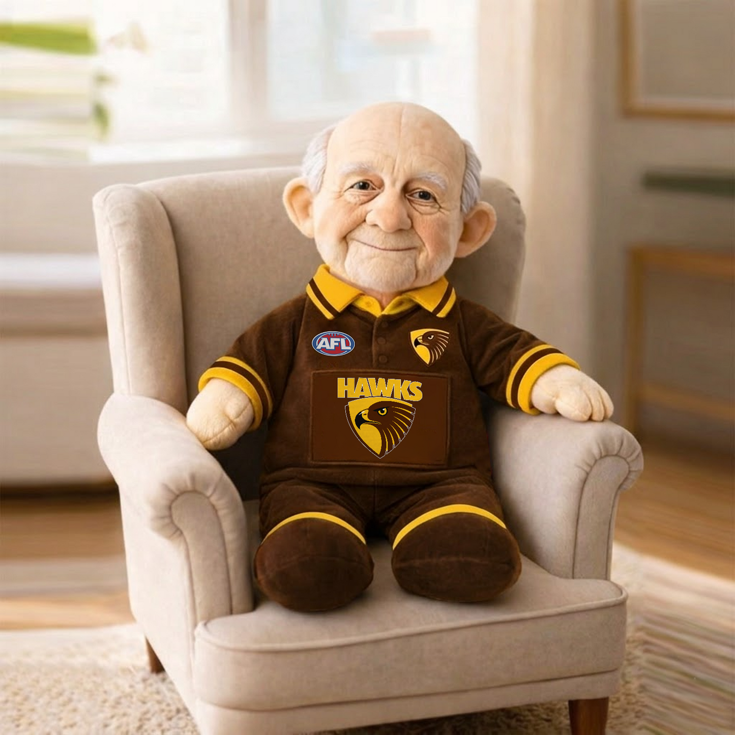HAW x AFL Grandpa Plush Mascot 0704 DatND DVT