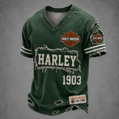 HD LUXURY V-Neck T-Shirt 0306 DatND DVT