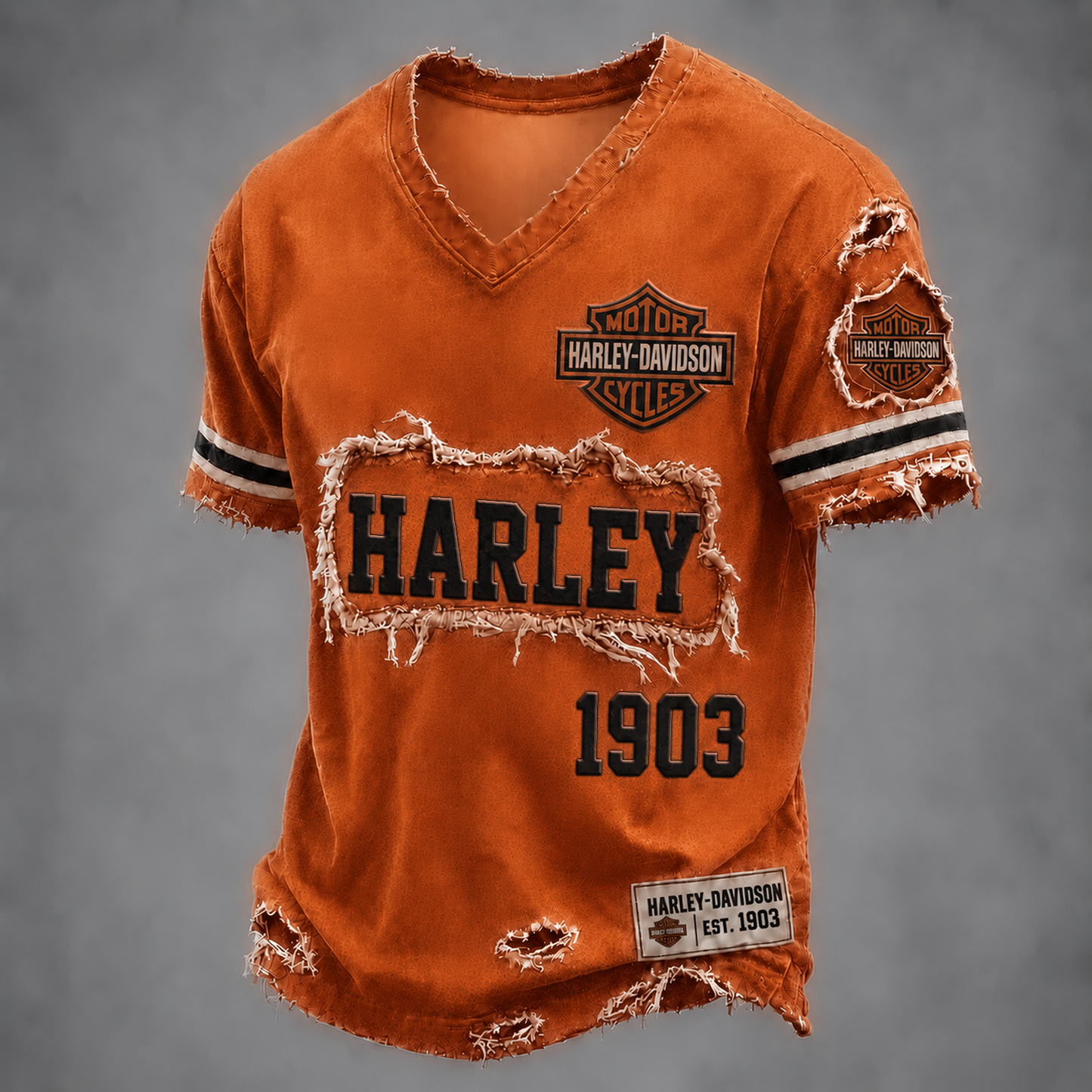 HD LUXURY V-Neck T-Shirt 0306 DatND DVT