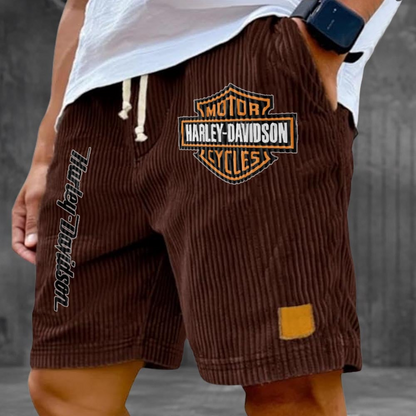 HD Motor Men's Retro Corduroy Shorts 2105 DatND DVT