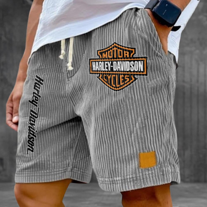 HD Motor Men's Retro Corduroy Shorts 2105 DatND DVT
