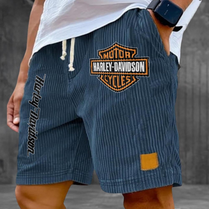 HD Motor Men's Retro Corduroy Shorts 2105 DatND DVT