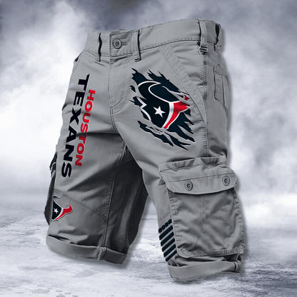 HOU x NFL Cotton Cargo Shorts DATND TANTD 2705