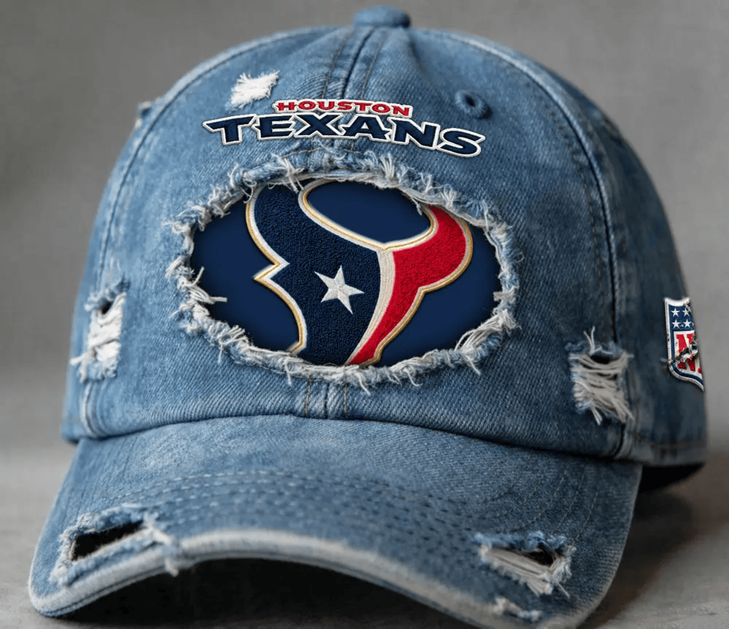 HOU x NFL Denim Washed Cap V3 2805 DatND DVT