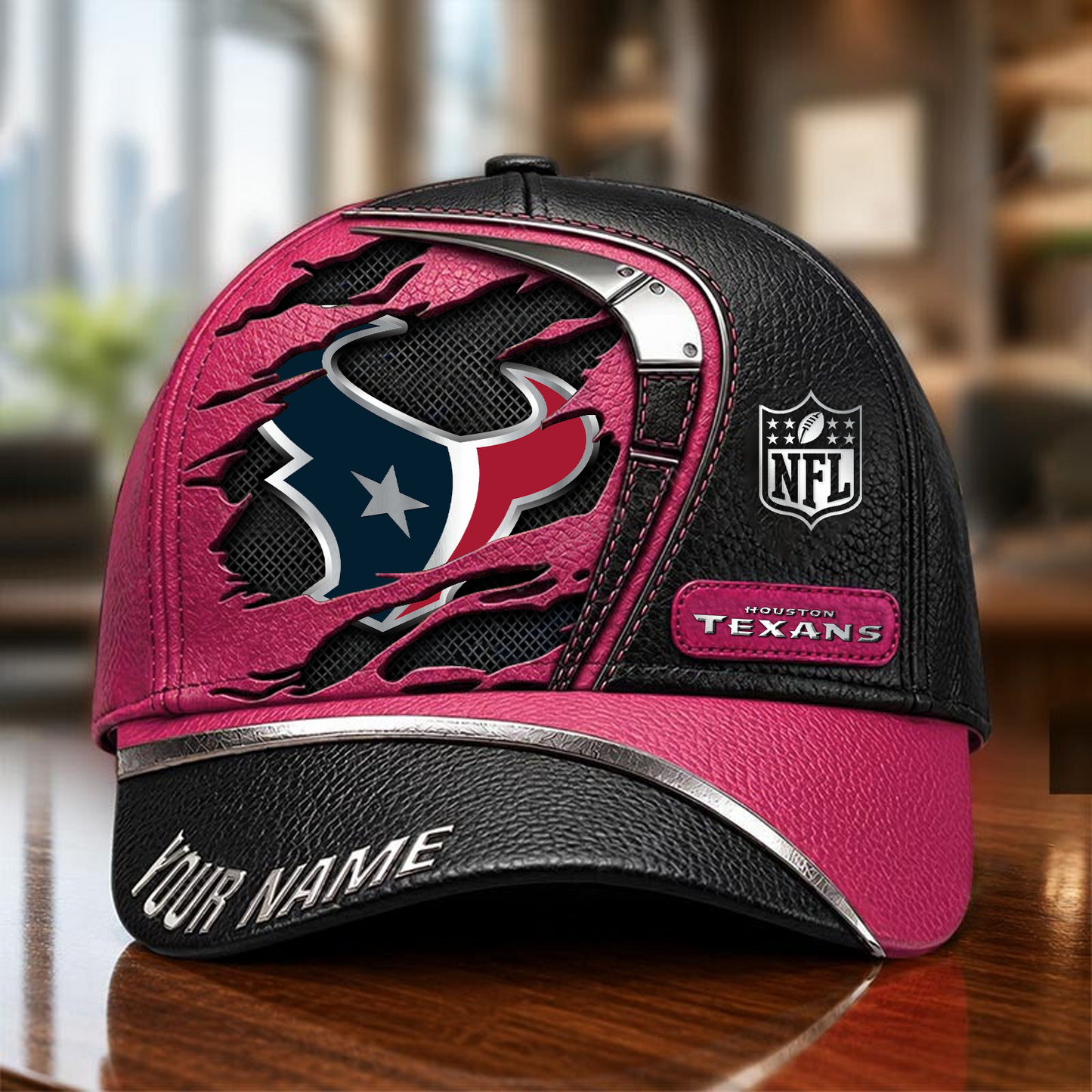 HOU x NFL Premium Multicolor 3D Cap 200626