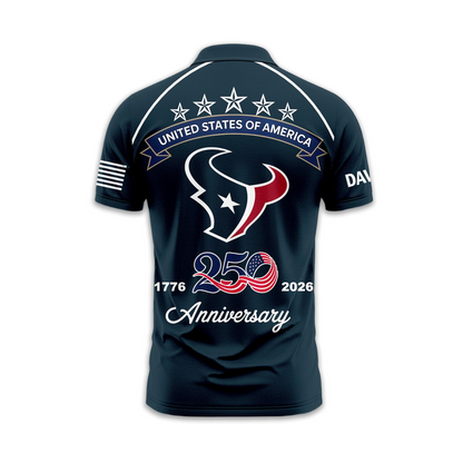HT Premium NFL American Semiquincentennial Polo Shirt 010726