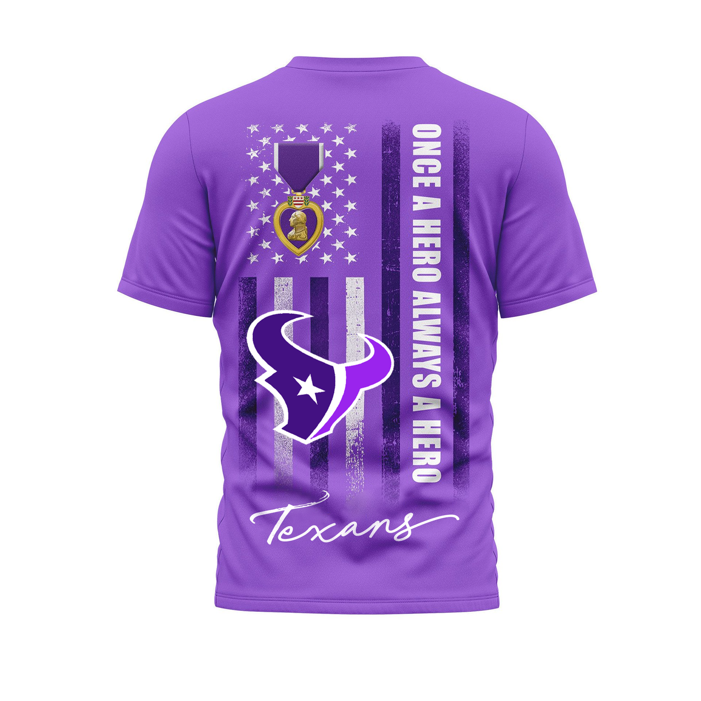 HT Premium National Purple Hear Day 3D Shirt  300626