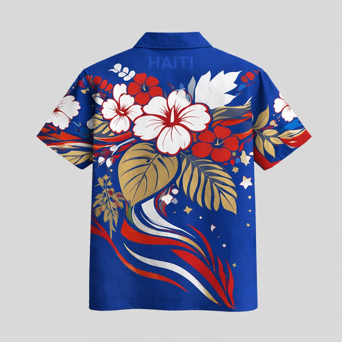 Haiti World Cup 2026 Floral Hawaiian Shirt PVT02 DATND LBN 90526