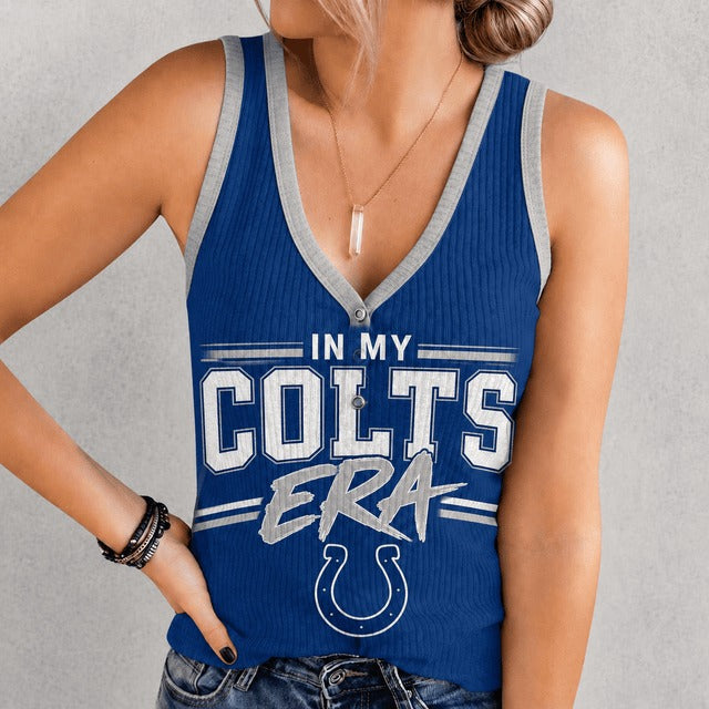 IC x NFL Women V-Neck Ribbed Tank Top Premium Personalized Gift For Fan 250626