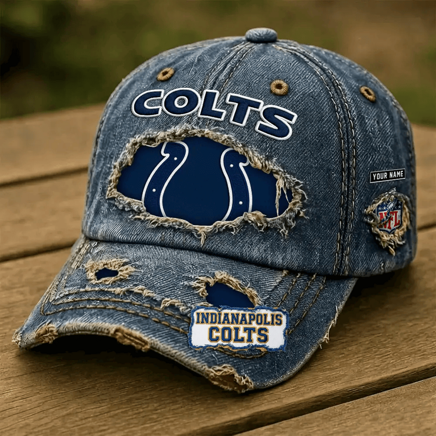 IND x NFL Denim Washed Cap 2805 DatND DVT