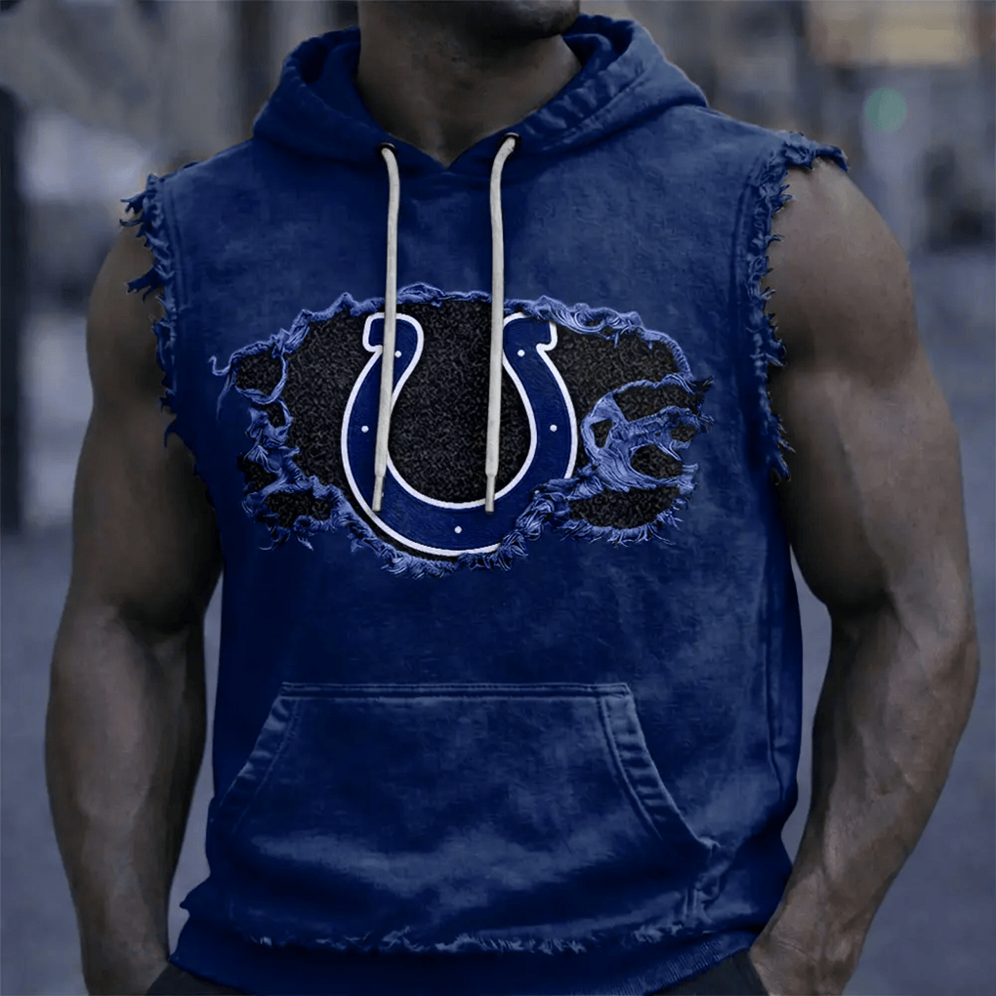 IND x NFL Menƒ??s Sleeveless Hoodie Tank DATND TANTD 280526